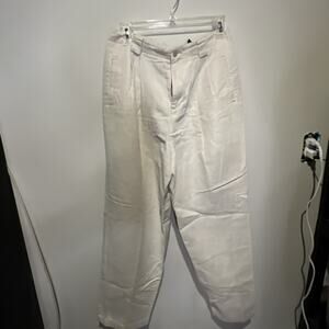Vintage Liz Claiborne Lizzie Petite Linen / Cotton Trousers Pants Size 12P
